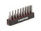TEKTON 14 Inch Hex Bit Set with Rail 9Piece 26 mm DZX93002