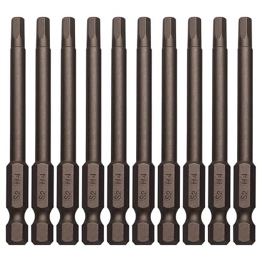 Sipery Hex Head Allen Wrench Drill Bits 532 Inch Hex Bit H4 S2 Steel Magnetic 14 Impact Driver Bits 3 Inch Long 10 Pack