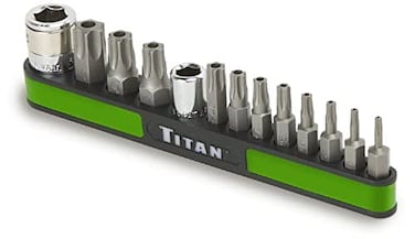 Titan 16113 13Piece Tamper Resistant Star Bit Set