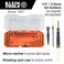 Klein Tools 32787 64Piece MicroRatchet Bit Precision Driver Set with Modular Case Magnetic Precision Standard Bits and Nut Drivers