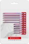 PB Swiss Tools Hex Bit Block PB E6714 CN 100 Swiss Made 10Piece Bit Set with 10 Long E6 14 PrecisionBits and Ball End Sized 256 mm