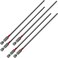 Jake Sales T15 x 6 TorxStar Drive Quick Change Shank Bit for Screws and Fasteners Requiring T15 T15 Size Long Bits 5 Pack
