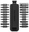Galvanox 21PC Flat BitKit Designed for Leatherman MultiTool Screwdrivers 59HRC IndustrialGrade Hardened S2 Impact Steel Set Includes DoubleSided Sheath Holder Black