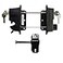 Nationwide Industries Keystone Black Zinc Diecast Metal Key Lockable Latch 2Sided Keyed Alike KLADVM2BKKA