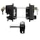 Nationwide Industries Keystone Black Zinc Diecast Metal Key Lockable Latch 2Sided Keyed Alike KLADVM2BKKA