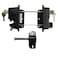 Nationwide Industries Keystone Black Zinc Diecast Metal Key Lockable Latch 2Sided Keyed Alike KLADVM2BKKA