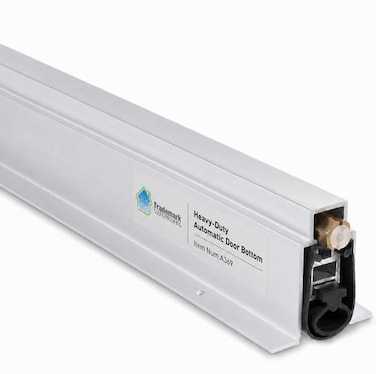 Trademark Soundproofing Automatic Door Bottom Under Door Seal with Double Neoprene Bulb Seal 1 Drop 36 Mortised Automatic Door Sweep