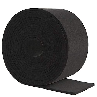Dualplex Neoprene Foam Strip Roll by 4 Wide x 10 Long x 116 Thick Weather Seal High Density Stripping Weather Strip Roll Insulation Foam Strips 10 Feet Long