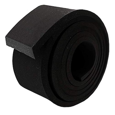 Dualplex Neoprene Foam Strip Roll by 2 Wide x 10 Long x 14 Thick Weather Seal High Density Stripping Non Adhesive Weather Strip Roll Insulation Foam Strips 10 Feet Long