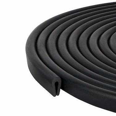Seal Rubber Black U Channel Edge Trim Rubber Seal EPDM 1132 High x 316 Wide 50 Feet
