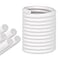 ToLanbbt Backer Rod EPDM Rubber 1 Diameter x 20 Length Caulk Saver Door Window Weather Stripping Seal for Concrete Filling Joints and Gaps White