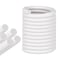 ToLanbbt Backer Rod EPDM Rubber 1 Diameter x 20 Length Caulk Saver Door Window Weather Stripping Seal for Concrete Filling Joints and Gaps White