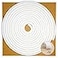 Zhilokdor Weather Stripping Brush for Sliding WindowsDoors Frame SidePile Self Adhesive Weatherstrip Seal Strip Sealer Draft Stoppers 165ft x1132 x 1132 Brush inch White