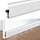 Yaocom 1 Pack Automatic Door Sweep 36 L x 1932 W x 2 H Surface Mount Aluminum Automatic Door Bottom Seal with Mounting Kit and Surface Protector for Attractive and Secure Fitting Silver