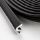 Ravinte Weather Stripping Door Seal Strip Soundproof QShaped Foam for Exterior Door Frame Large Gap Seal Noise Cancelling Easy to Install Black 60FT