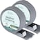 Home Intuition 396 Inch Weather Stripping Window Door Seal Strip 33 Feet Self Stick Weatherstrip Gap Draft Blocker Grey