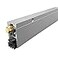 Legacy Manufacturing, LLC. Fire RatedHeavy DutySurface Automatic Door Bottom with Sponge Neoprene Rubber Extrusion in Clear Anodized Aluminum 7163CA SMS 8 x 112 Supplied 36 L x 2932 W x 12932 H