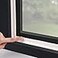 MOPMS Draft Stopper Sweep Door Weatherproofing Stripping Window Seal Strip Selfadhisive Soundproof Cuttable Weather Length 197 Ft 3 Pcs x 656 Ft White