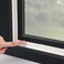 MOPMS Draft Stopper Sweep Door Weatherproofing Stripping Window Seal Strip Selfadhisive Soundproof Cuttable Weather Length 197 Ft 3 Pcs x 656 Ft White
