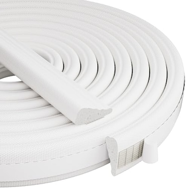 KNEELISA 196 WedgeShape Foam Window Weather Stripping Door Seal StripSoundproofing Frame Winter Insulation Tape for Exterior Front DoorNoise Cancelling Window InsertsDoor Gap Filler Light BlockerWhite