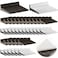 Pangda 50 Pcs Door Corner Seal L Shaped Self Adhesive Weather Stripping Door Frame Seal for Noise Reduction Interior Exterior Save EnergyBrown White