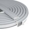 KNEELISA 118 WedgeShape Foam Window Weather Stripping Door Seal StripSoundproofing Frame Insulation Tape for Exterior Front DoorNoise Cancelling Window InsertsDoor Gap Filler Light BlockerGray