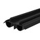 Randall Manufacturing Co., Inc 36 Kerf Slidein Double Bulb Seal Weatherstrip Door Bottom Durable Seal for Energy Efficiency Draft Protection Black