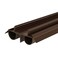 Randall Manufacturing Co., Inc 36 Kerf Slidein Double Bulb Seal Weatherstrip Door Bottom Durable Seal for Energy Efficiency Draft Protection Brown