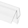 PRIME-LINE PrimeLine M 6256 Frameless Shower Door Bottom Seal for 14 in Thick Glass Doors Dual Flap and 45 Degree Drip Guard 36 in Clear Vinyl Single Pack