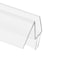 PRIME-LINE PrimeLine M 6256 Frameless Shower Door Bottom Seal for 14 in Thick Glass Doors Dual Flap and 45 Degree Drip Guard 36 in Clear Vinyl Single Pack