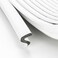 Ravinte Weather Stripping Door Seal Strip Soundproof Q Foam for Door Frame Exterior Large Gap Easy to Install White 50FT