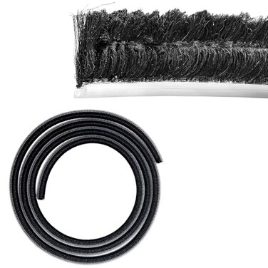 Sxmprail W510C 312 79 mm Adjustable Astragal Replacement Pile Weatherstrip 100FT Replace Worn Weatherstrip Pile on Adjustable Astragals Five Year Free Replacement