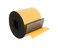 Dualplex High Density Foam Weather Stripping Door Seal Strip Insulation Tape Roll for Insulating Door Frame Window Air Conditioner Self Adhesive Sealing Weatherstrip 4 in x 116 in x 10 Ft Black