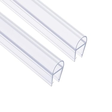 Dalrun 782X39 Shower Door Side Seal Strip for 14 for Frameless Sliding Glass Door or Swing Door with 516 Flip