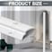Maasechs 20 Pack 24 Window Glazing White Snap in Vinyl Window Frame Glazing Bead Seal Snap Vinyl Trim Weather Resistant for Home Commercial Use White
