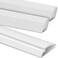 Maasechs 20 Pack 24 Window Glazing White Snap in Vinyl Window Frame Glazing Bead Seal Snap Vinyl Trim Weather Resistant for Home Commercial Use White