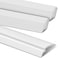 Maasechs 40 Pack 36 Window Glazing White Snap in Vinyl Window Frame Glazing Bead Seal Snap Vinyl Trim Weather Resistant for Home Commercial Use White