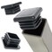 EZends Premium Grade 1 Inch 1014 Gauge Durable Polyethylene Square Tubing End Caps 50 PK Black Plastic Square Plugs