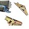 YIUWLMN A Pair Color Zinc Sofa Bed Bedding Furniture Murphy Bed Hinges Sofa Bed Hinge Hardware Adjustable Spring Mechanism Triple Click Futon Sleeper
