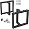 TIEOU Metal Coffee Table Legs Desk Legs 16 Height 11 Wide Industrial Coffee Table Legs Metal Table Legs Metal Bench Legs