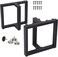 TIEOU Metal Coffee Table Legs Desk Legs 16 Height 11 Wide Industrial Coffee Table Legs Metal Table Legs Metal Bench Legs