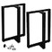 TIEOU 28 Inch Metal Table Legs Heavy Duty T Shape Metal Desk Legs Set of 2 Industrial Table LegsBlack Table LegsModern Table LegsConsole Table Legs 28 H X24W