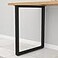 DR.IRON DRIRON Metal Black Table Legs 28H24W Heavy Duty Desk Legs for Dinning Coffee Kitchen Table Without Boards Set of 2