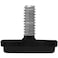 Project Patio 1420 Adjustable Furniture Leg Leveling Feet Stainless Steel Screwin Table and Chair Leveler Replacement Glides 16 Pack