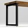 TIEOU Metal Table Legs Heavy Duty Metal Desk Legs 28 Inch Height Industrial Black Table LegsDining Table LegsModern Table Legs