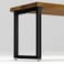 TIEOU Metal Table Legs Heavy Duty Metal Desk Legs 28 Inch Height Industrial Black Table LegsDining Table LegsModern Table Legs