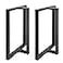 HOMEKAYT Metal Table Legs 28x 24 Heavy Duty TShape Desk Legs Industrial Furniture Legs for Dinning Table Computer Table Office Table 2PcsBlack