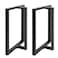 HOMEKAYT Metal Table Legs 28x 24 Heavy Duty TShape Desk Legs Industrial Furniture Legs for Dinning Table Computer Table Office Table 2PcsBlack