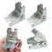Yo Vryncal 4Pack Folding Legs Support Bracket 90 Self Locking HingeSilver Foldable SelfLocking Hinge Extension Support Brackets with Screwsfor Table Legs Bed Leg Workbench