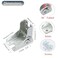 Yo Vryncal 4Pack Folding Legs Support Bracket 90 Self Locking HingeSilver Foldable SelfLocking Hinge Extension Support Brackets with Screwsfor Table Legs Bed Leg Workbench